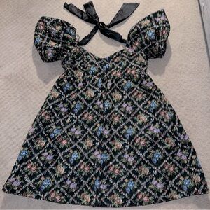 Red Dress quilted dress